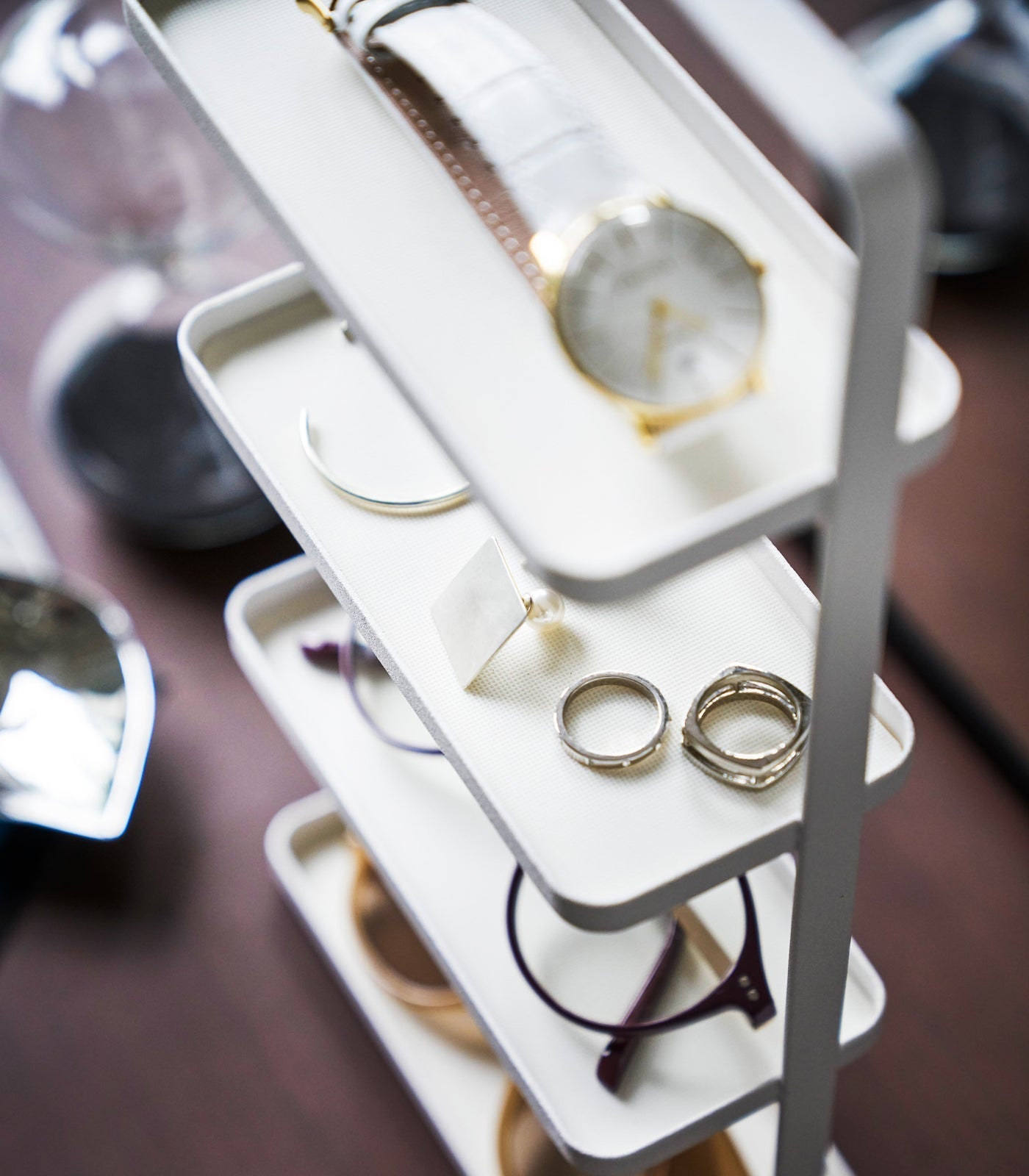 Yamazaki Home · Steel Jewelry Stand | socius design in Rochester, MN