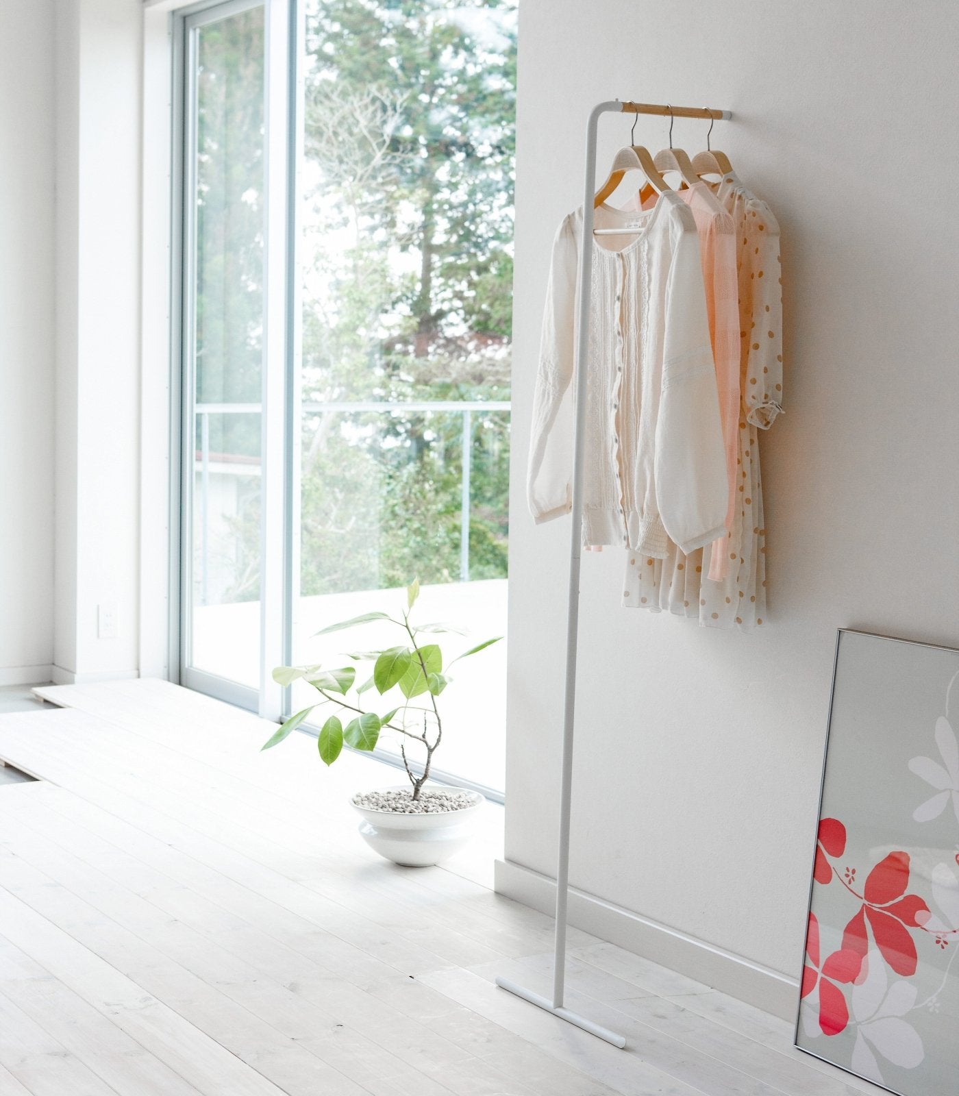 Yamazaki Home · Steel Leaning Coat Rack (63" H) | socius design in Rochester, MN