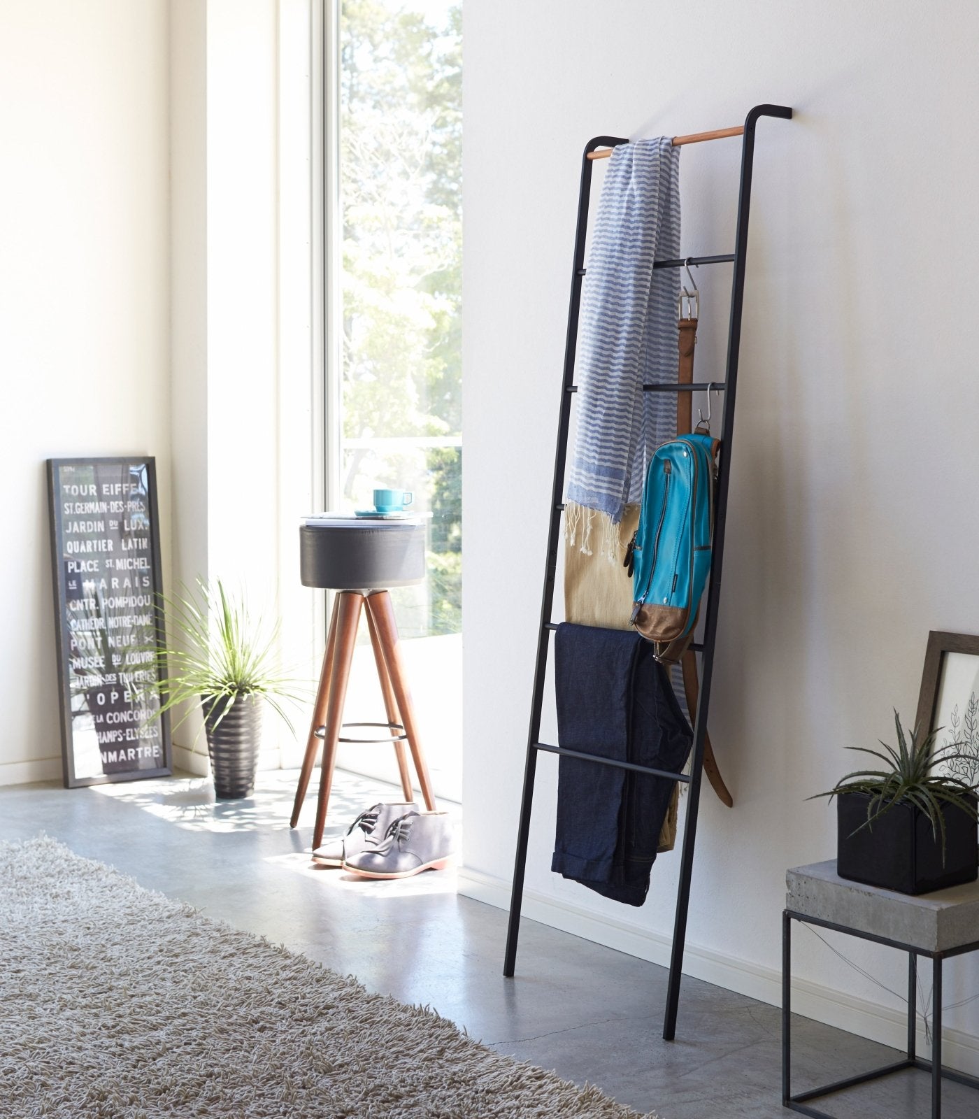 Yamazaki Home · Steel Leaning Storage Ladder · Yamazaki Home | socius design in Rochester, MN