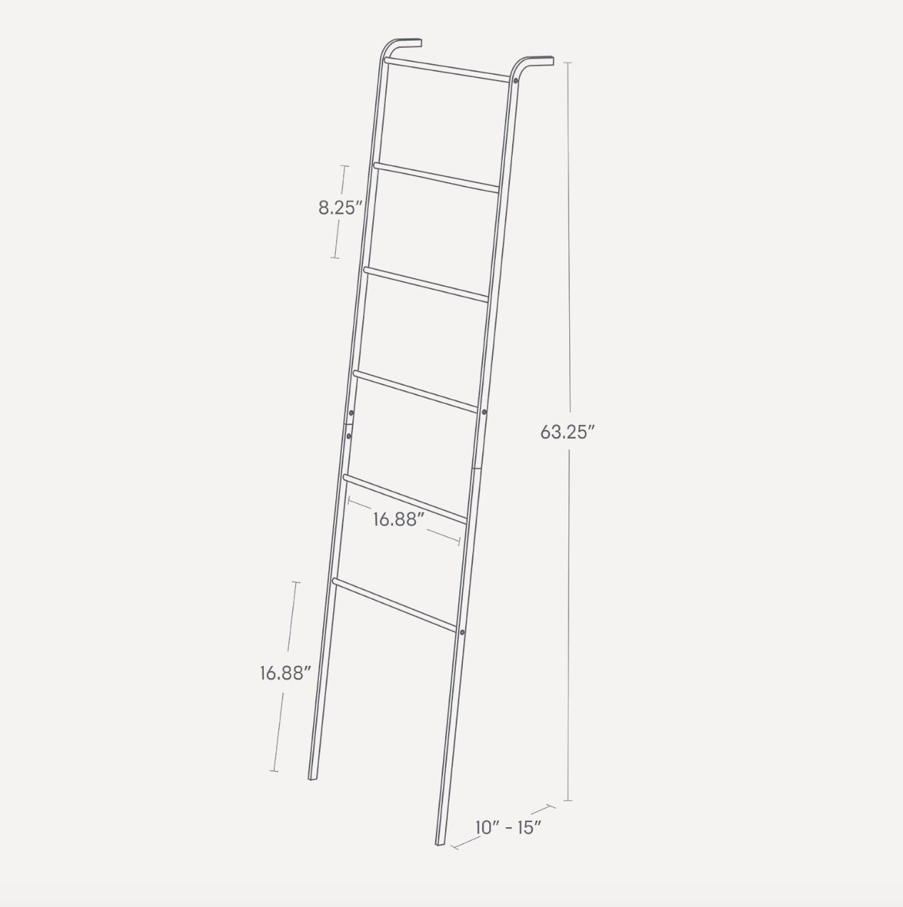 Yamazaki Home · Steel Leaning Storage Ladder · Yamazaki Home | socius design in Rochester, MN