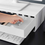 Yamazaki Home · Steel Monitor Stand With Drawer | socius design in Rochester, MN