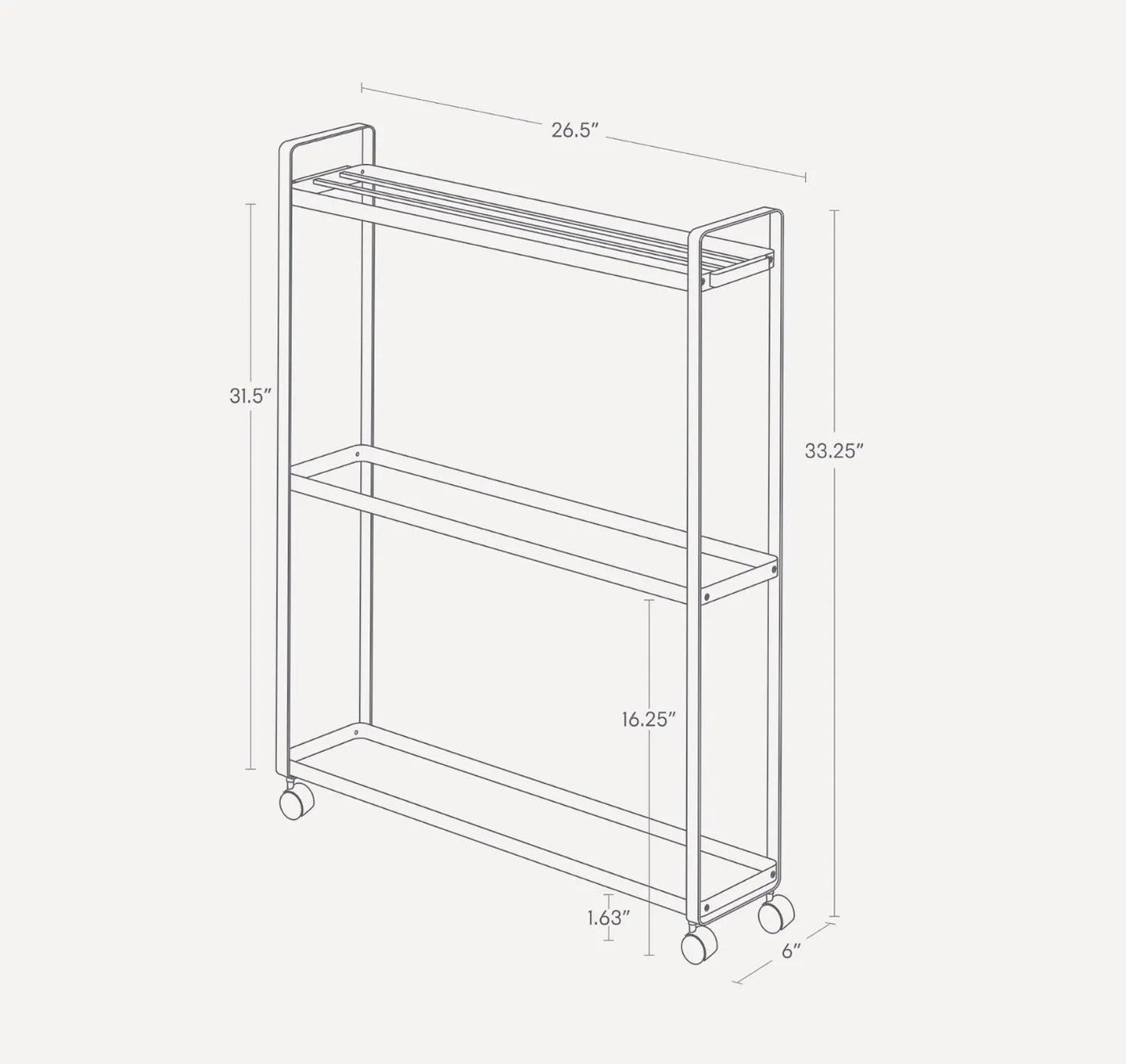 Yamazaki Home · Steel Rolling Towel Rack (33" H) | socius design in Rochester, MN