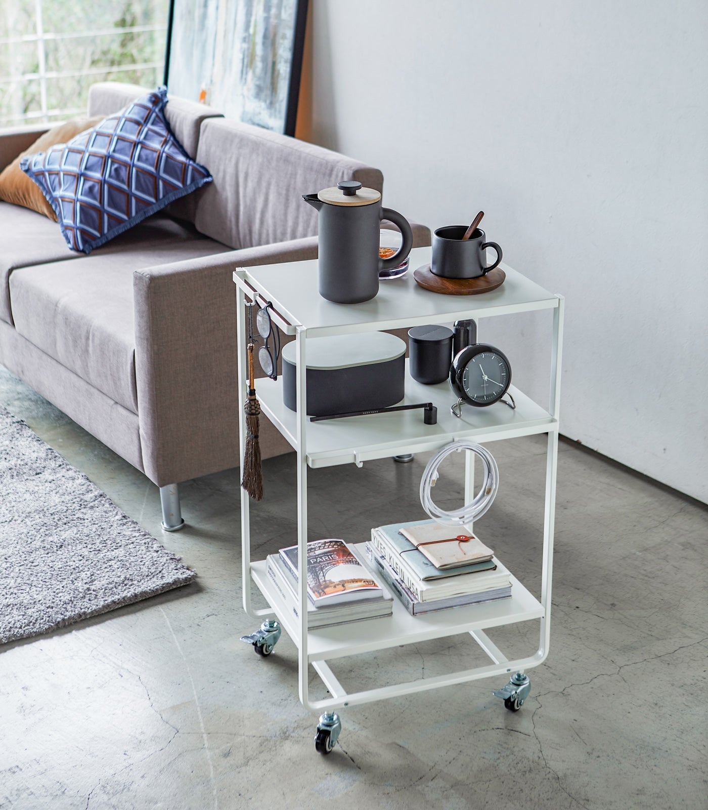 Yamazaki Home · Steel Rolling Utility Cart (32" H) | socius design in Rochester, MN