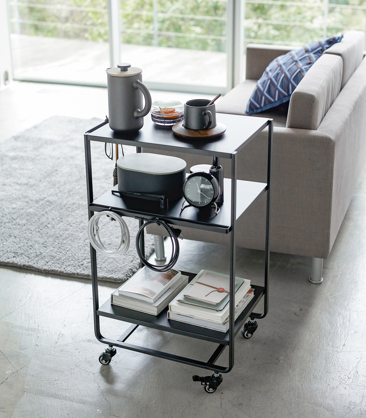 Yamazaki Home · Steel Rolling Utility Cart (32" H) | socius design in Rochester, MN