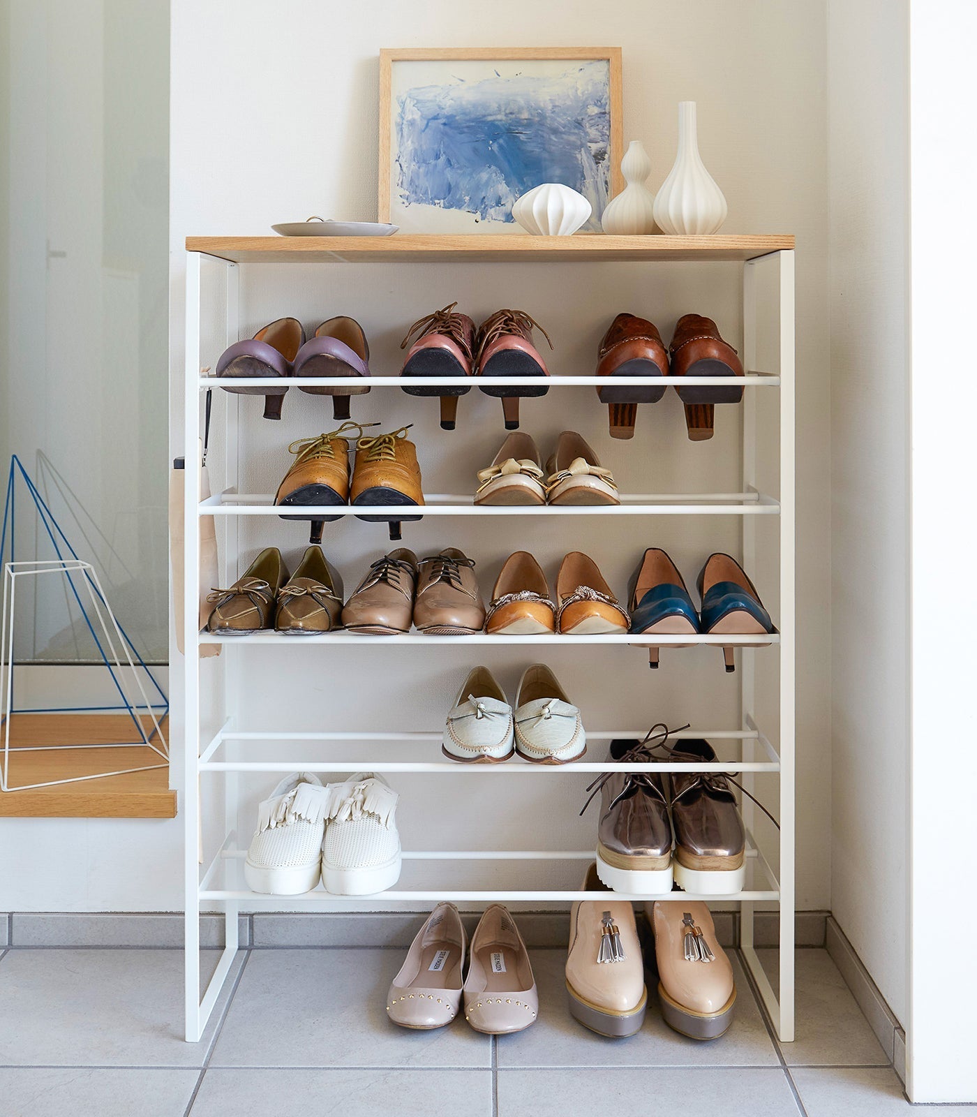 Yamazaki Home · Steel Six - Tier Shoe Rack (34" H) · Yamazaki Home | socius design in Rochester, MN
