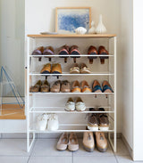 Yamazaki Home · Steel Six - Tier Shoe Rack (34" H) · Yamazaki Home | socius design in Rochester, MN