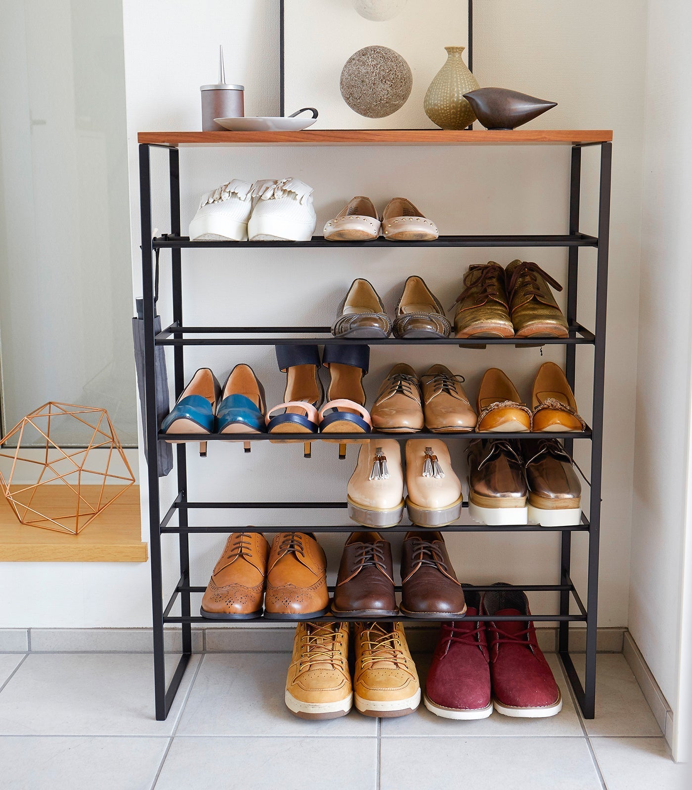 Yamazaki Home · Steel Six - Tier Shoe Rack (34" H) · Yamazaki Home | socius design in Rochester, MN