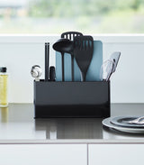 Yamazaki Home · Steel Utensil & Thin Cutting Board Holder | socius design in Rochester, MN