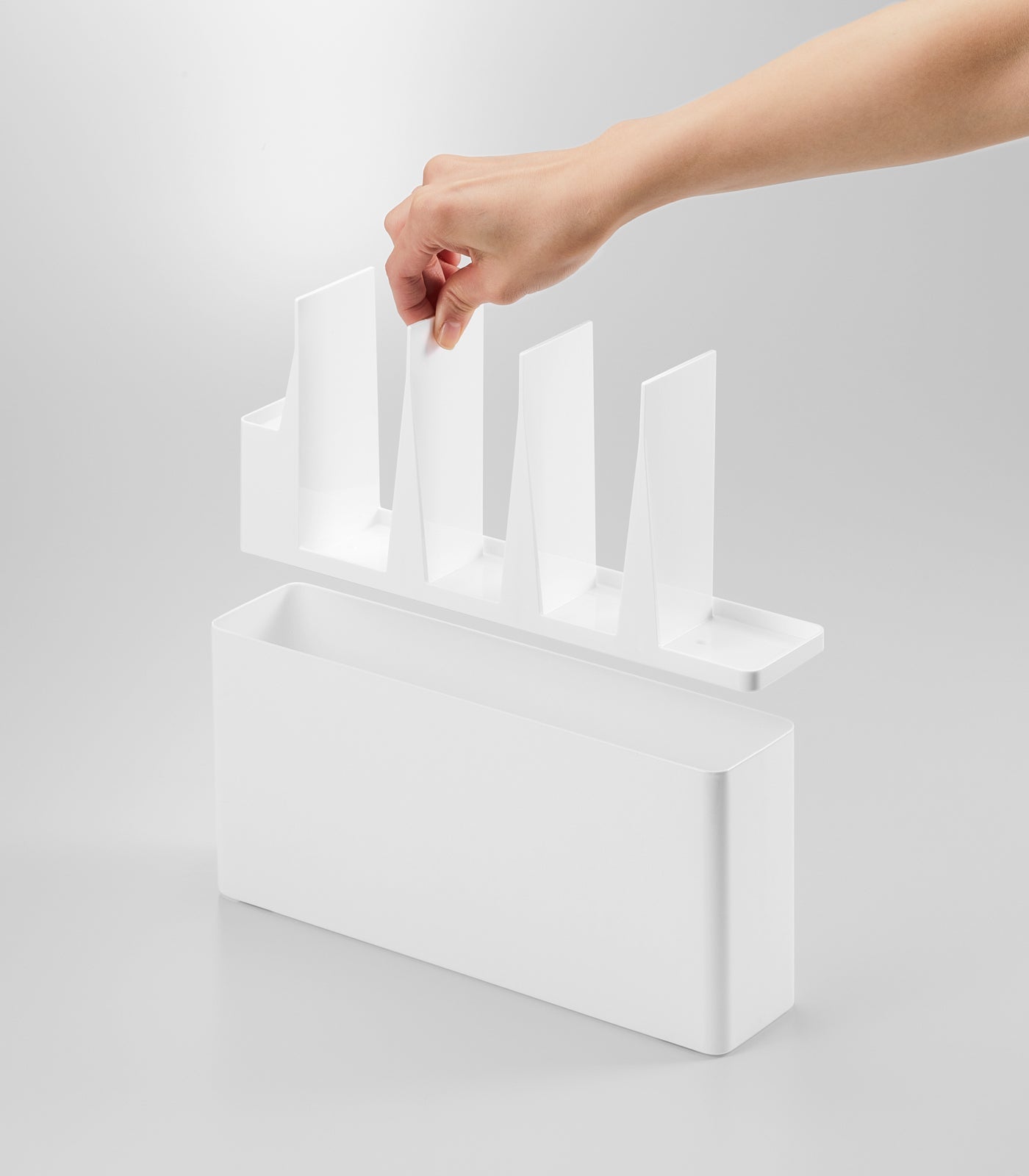 Yamazaki Home · Steel Utensil & Thin Cutting Board Holder | socius design in Rochester, MN