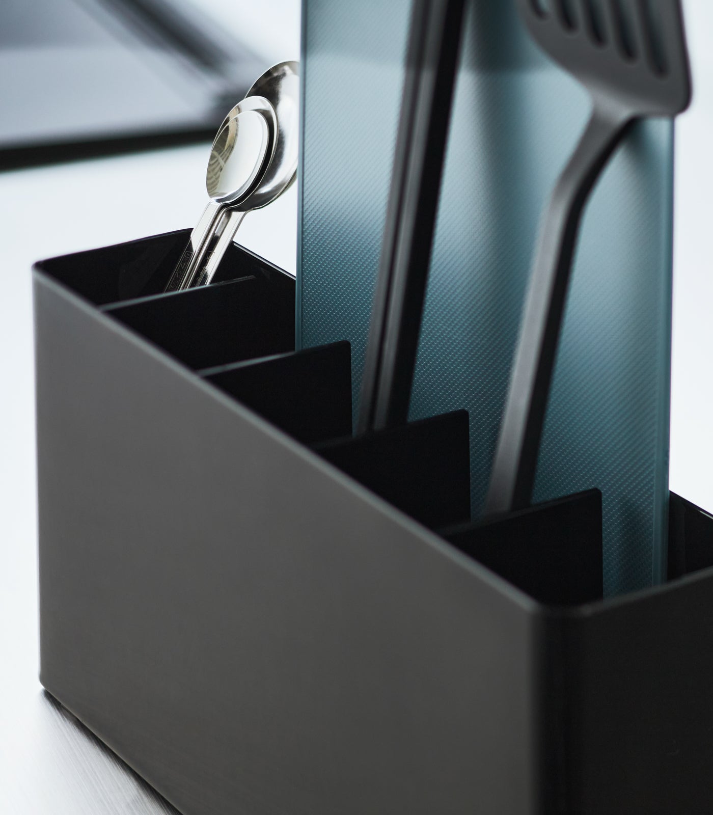 Yamazaki Home · Steel Utensil & Thin Cutting Board Holder | socius design in Rochester, MN