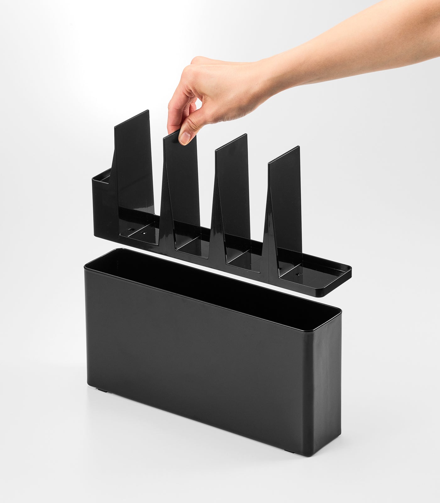 Yamazaki Home · Steel Utensil & Thin Cutting Board Holder | socius design in Rochester, MN