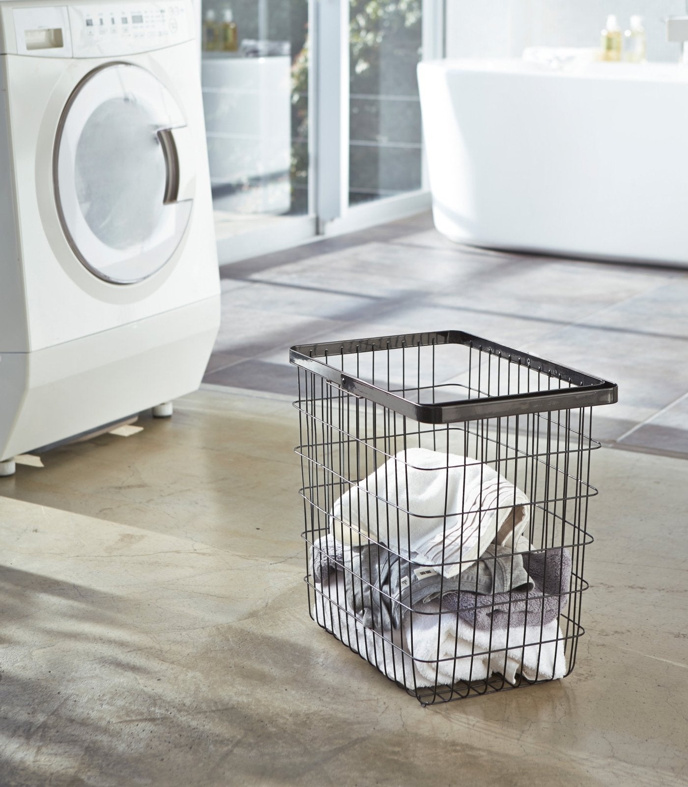 Yamazaki Home · Steel Wire Basket (15" H) | socius design in Rochester, MN