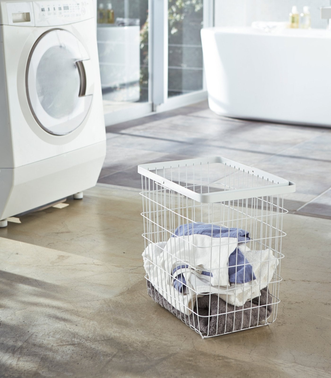 Yamazaki Home · Steel Wire Basket (15" H) | socius design in Rochester, MN