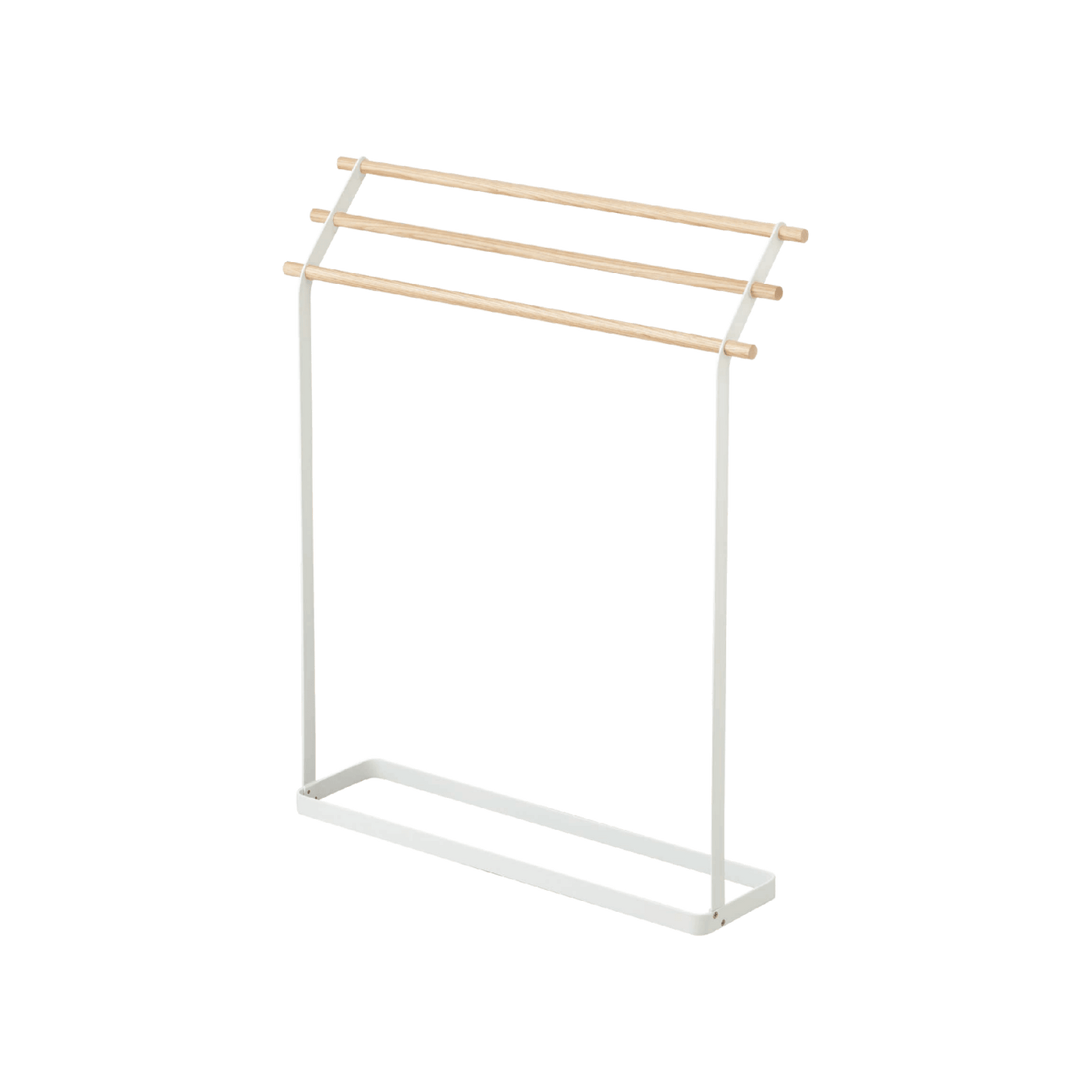 Yamazaki Home · Steel + Wood Bath Towel Rack (32" H) · Yamazaki Home | socius design in Rochester, MN