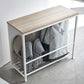 Yamazaki Home · Steel + Wood Entryway Storage Organizer & Bench (18" H) | socius design in Rochester, MN