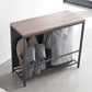 Yamazaki Home · Steel + Wood Entryway Storage Organizer & Bench (18" H) | socius design in Rochester, MN