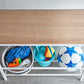 Yamazaki Home · Steel + Wood Entryway Storage Organizer & Bench (18" H) | socius design in Rochester, MN