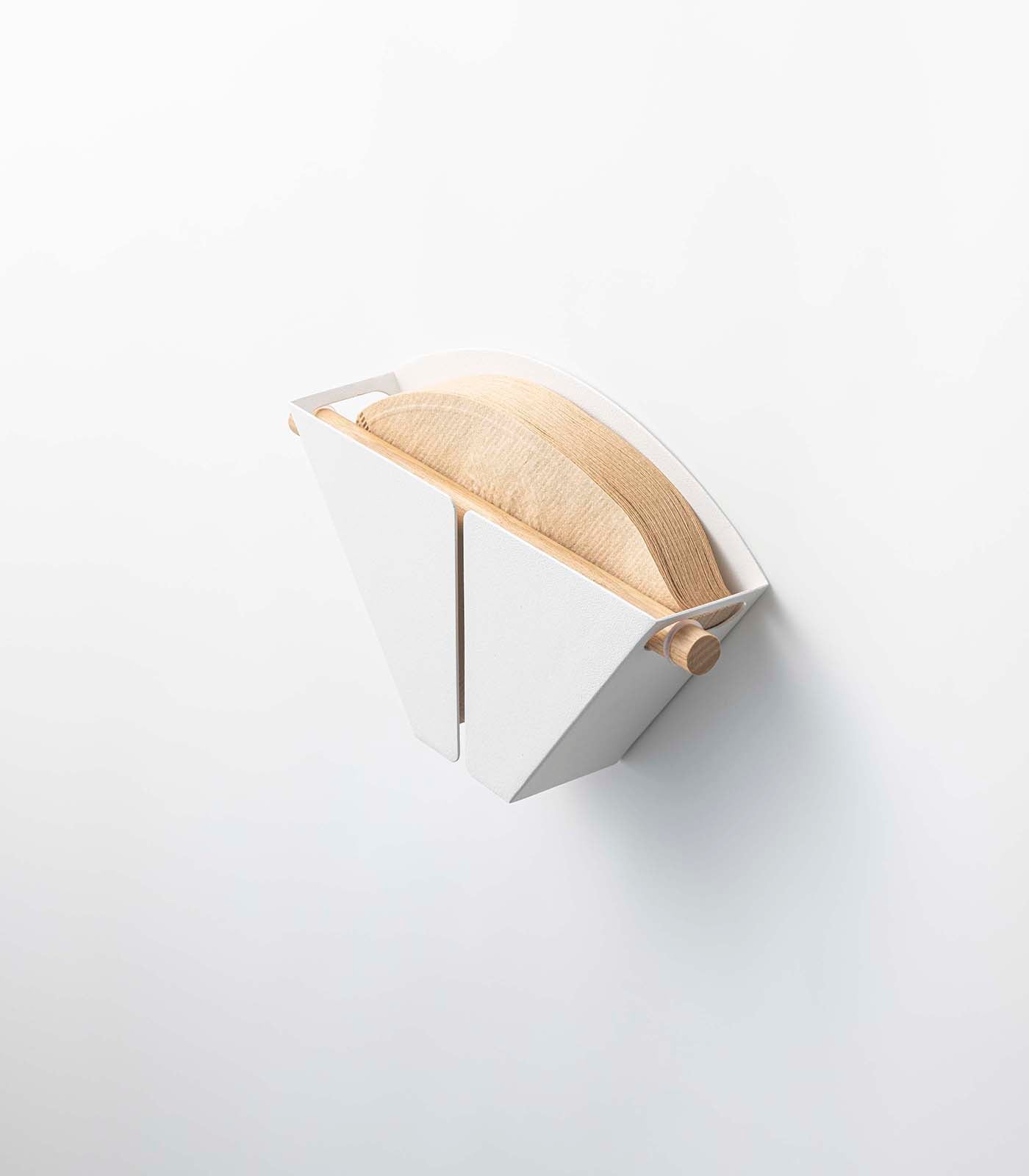Yamazaki Home · Steel + Wood Magnetic Coffee Filter Case - Size 04 | socius design in Rochester, MN