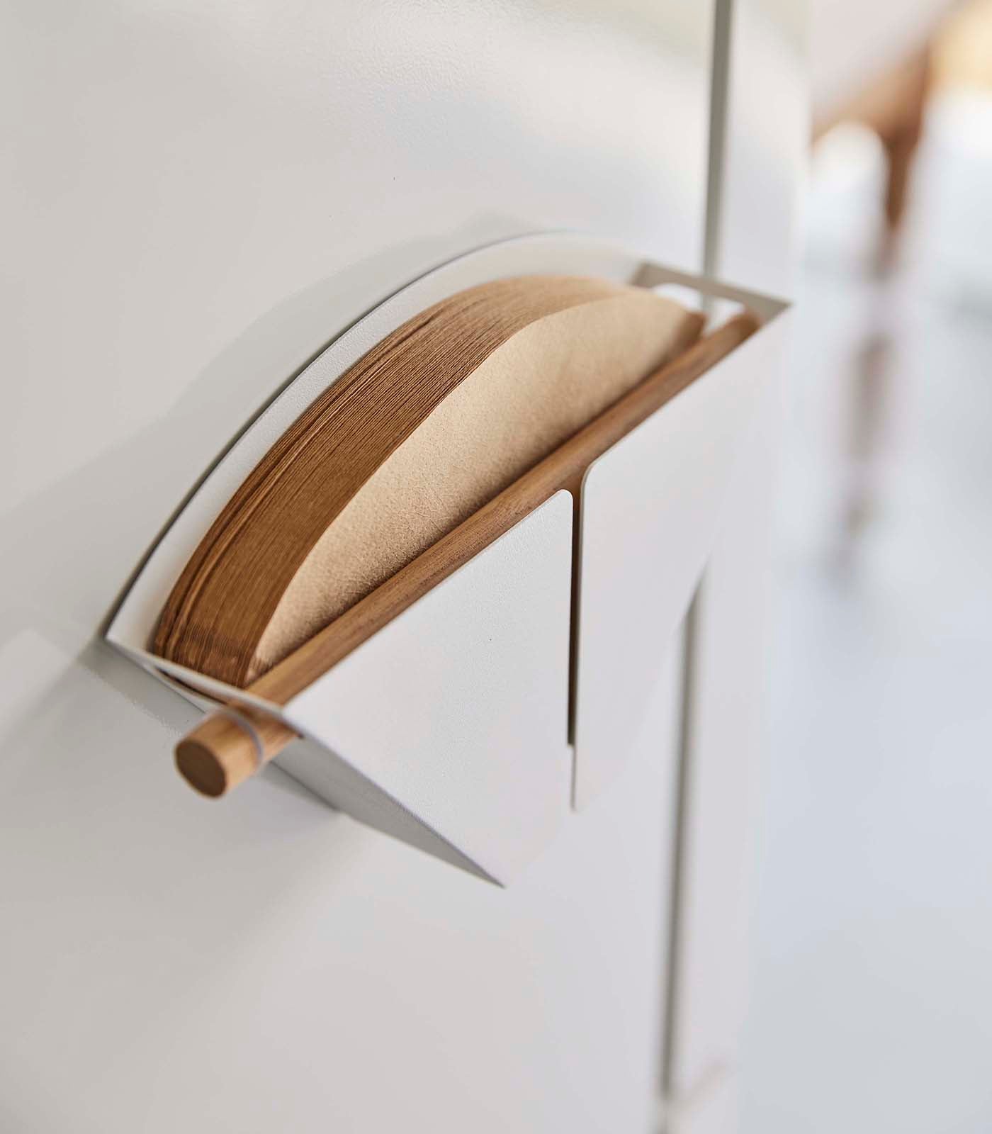 Yamazaki Home · Steel + Wood Magnetic Coffee Filter Case - Size 04 | socius design in Rochester, MN