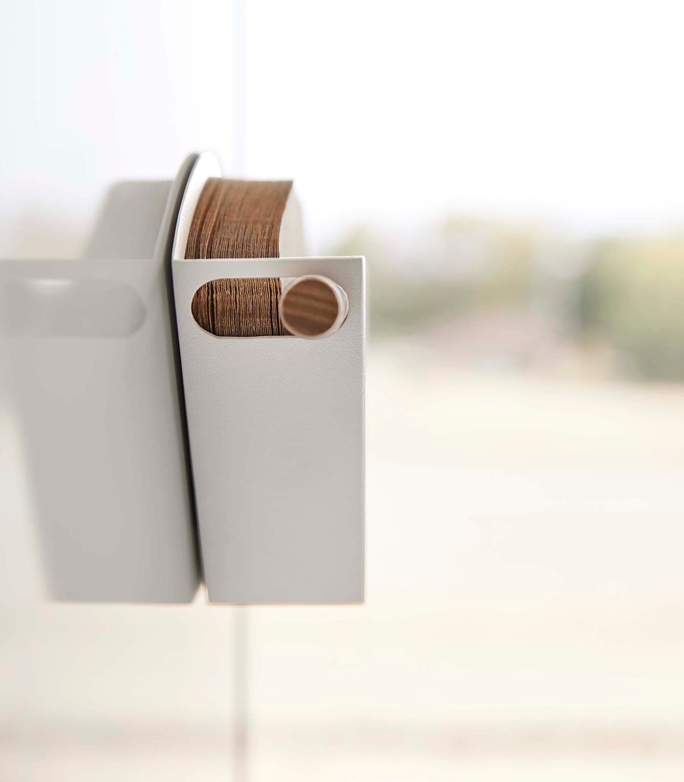 Yamazaki Home · Steel + Wood Magnetic Coffee Filter Case - Size 04 | socius design in Rochester, MN