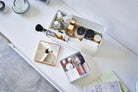 Yamazaki Home · Steel + Wood Makeup Organizer with Mirror · Yamazaki Home | socius design in Rochester, MN