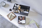 Yamazaki Home · Steel + Wood Makeup Organizer with Mirror · Yamazaki Home | socius design in Rochester, MN
