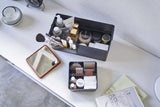Yamazaki Home · Steel + Wood Makeup Organizer with Mirror · Yamazaki Home | socius design in Rochester, MN