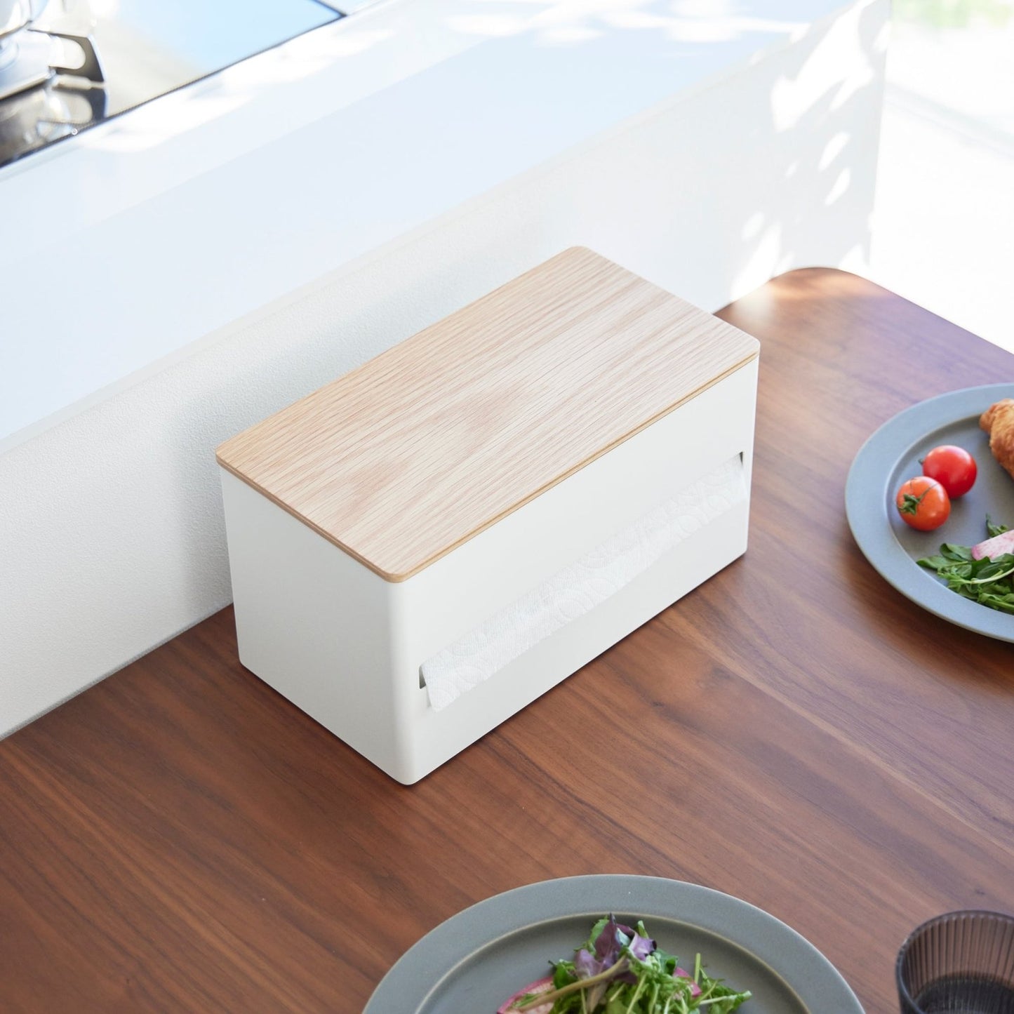 Yamazaki Home · Steel + Wood Paper Towel Dispenser | socius design in Rochester, MN