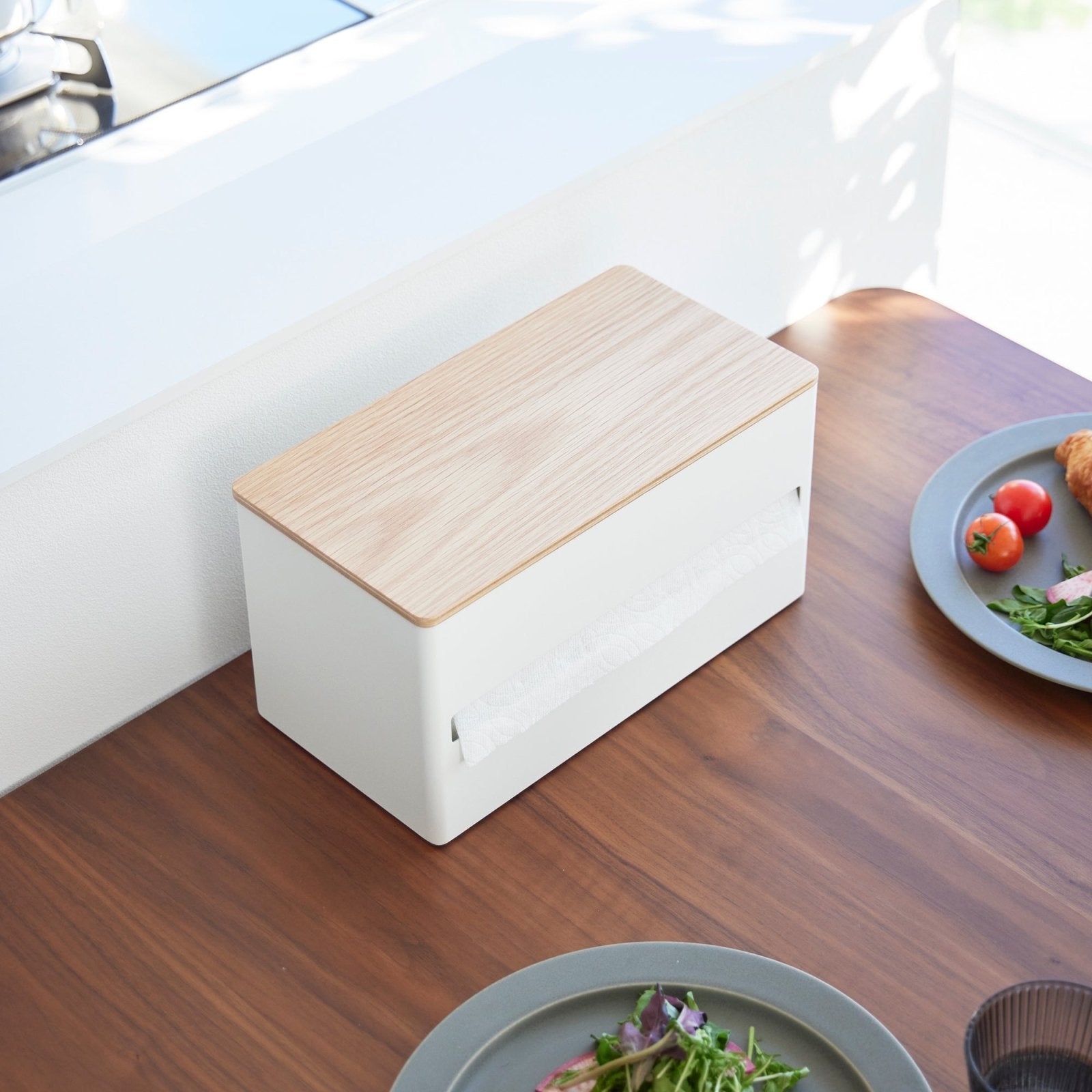 Yamazaki Home · Steel + Wood Paper Towel Dispenser | socius design in Rochester, MN