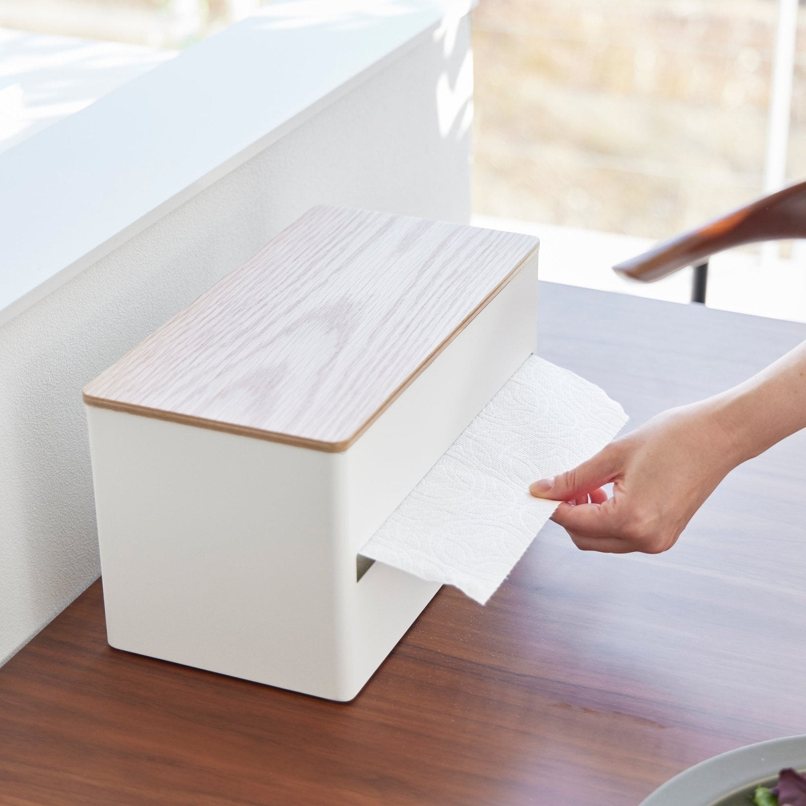 Yamazaki Home · Steel + Wood Paper Towel Dispenser | socius design in Rochester, MN