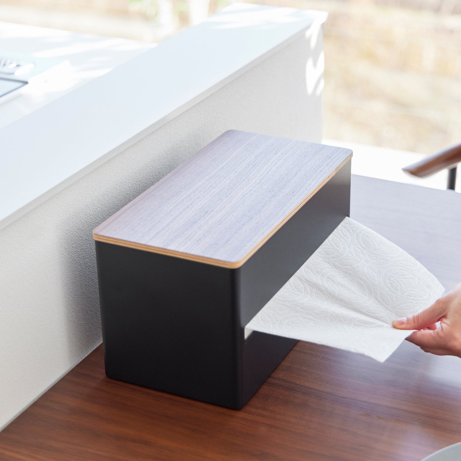 Yamazaki Home · Steel + Wood Paper Towel Dispenser | socius design in Rochester, MN