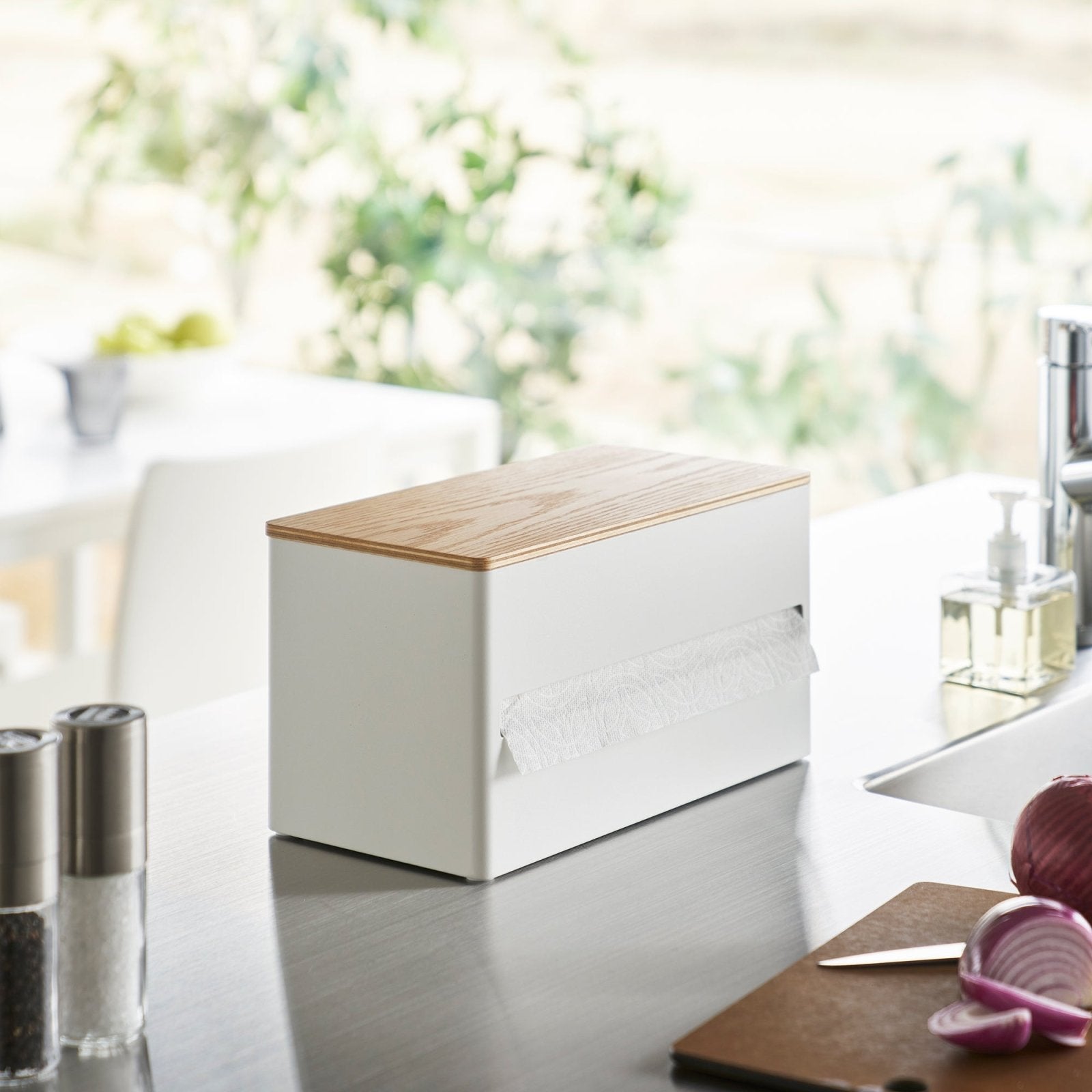 Yamazaki Home · Steel + Wood Paper Towel Dispenser | socius design in Rochester, MN