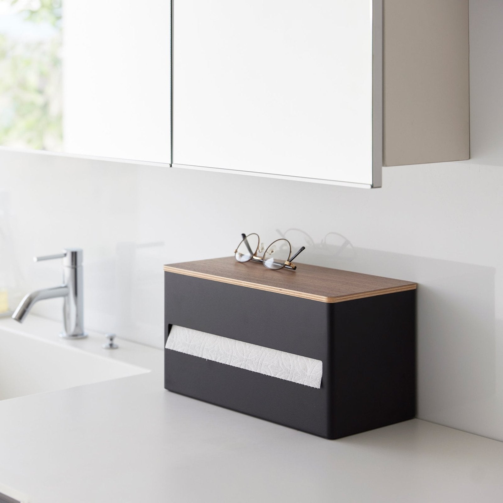Yamazaki Home · Steel + Wood Paper Towel Dispenser | socius design in Rochester, MN