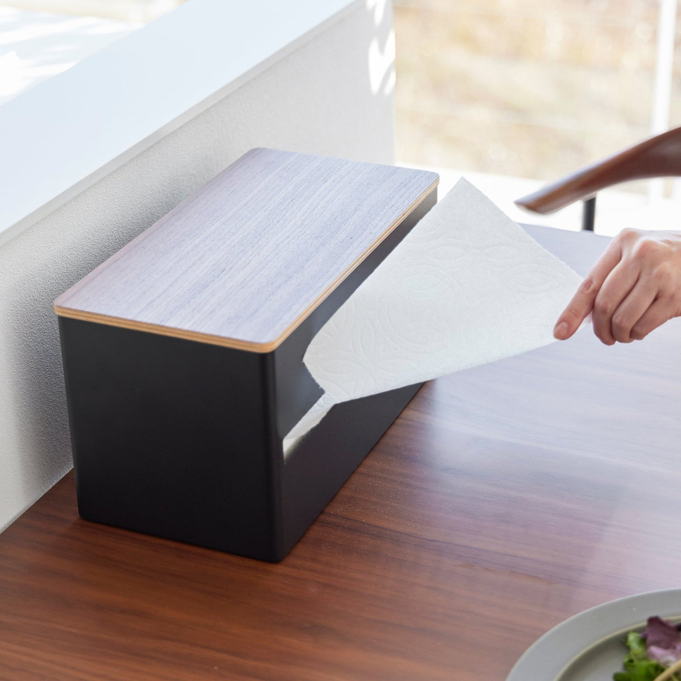 Yamazaki Home · Steel + Wood Paper Towel Dispenser | socius design in Rochester, MN