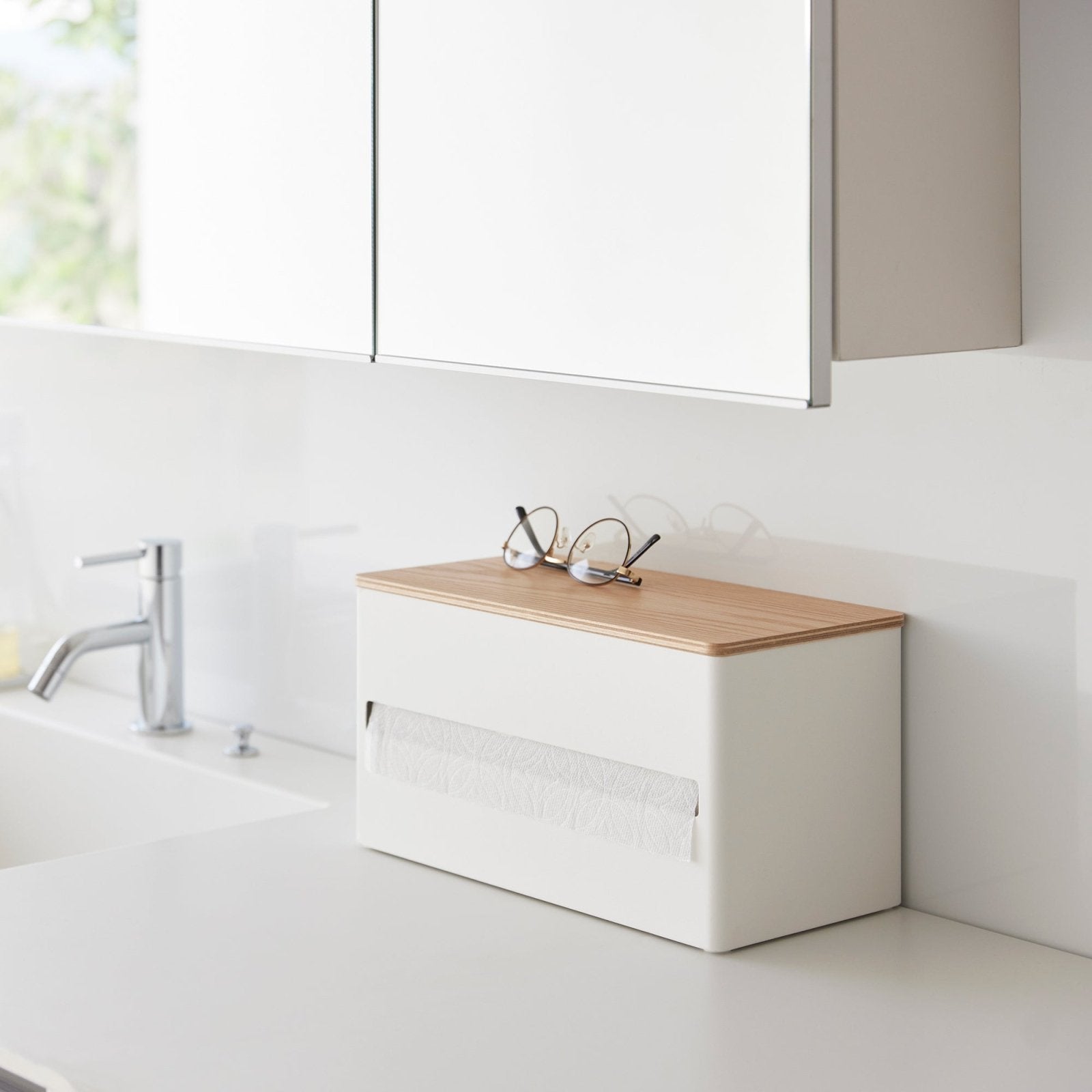 Yamazaki Home · Steel + Wood Paper Towel Dispenser | socius design in Rochester, MN