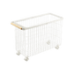 Yamazaki Home · Steel + Wood Rolling Wire Basket (15" H) | socius design in Rochester, MN