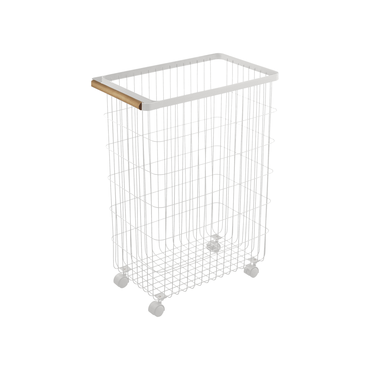 Yamazaki Home · Steel + Wood Rolling Wire Basket | socius design in Rochester, MN