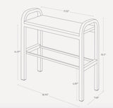 Yamazaki Home · Steel + Wood Shoe Organizer & Bench (18" H) · Yamazaki Home | socius design in Rochester, MN