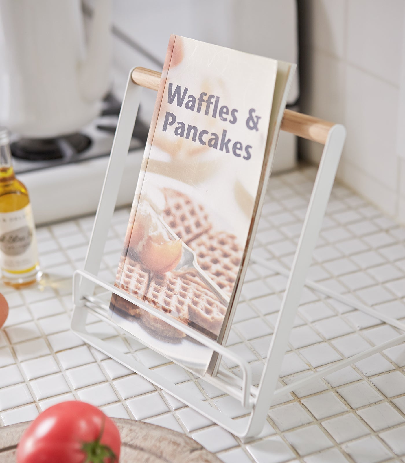 Yamazaki Home · Steel + Wood Tablet and Cookbook Stand · Yamazaki Home | socius design in Rochester, MN