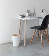 Yamazaki Home · Steel + Wood Trash Can - Two Styles | socius design in Rochester, MN