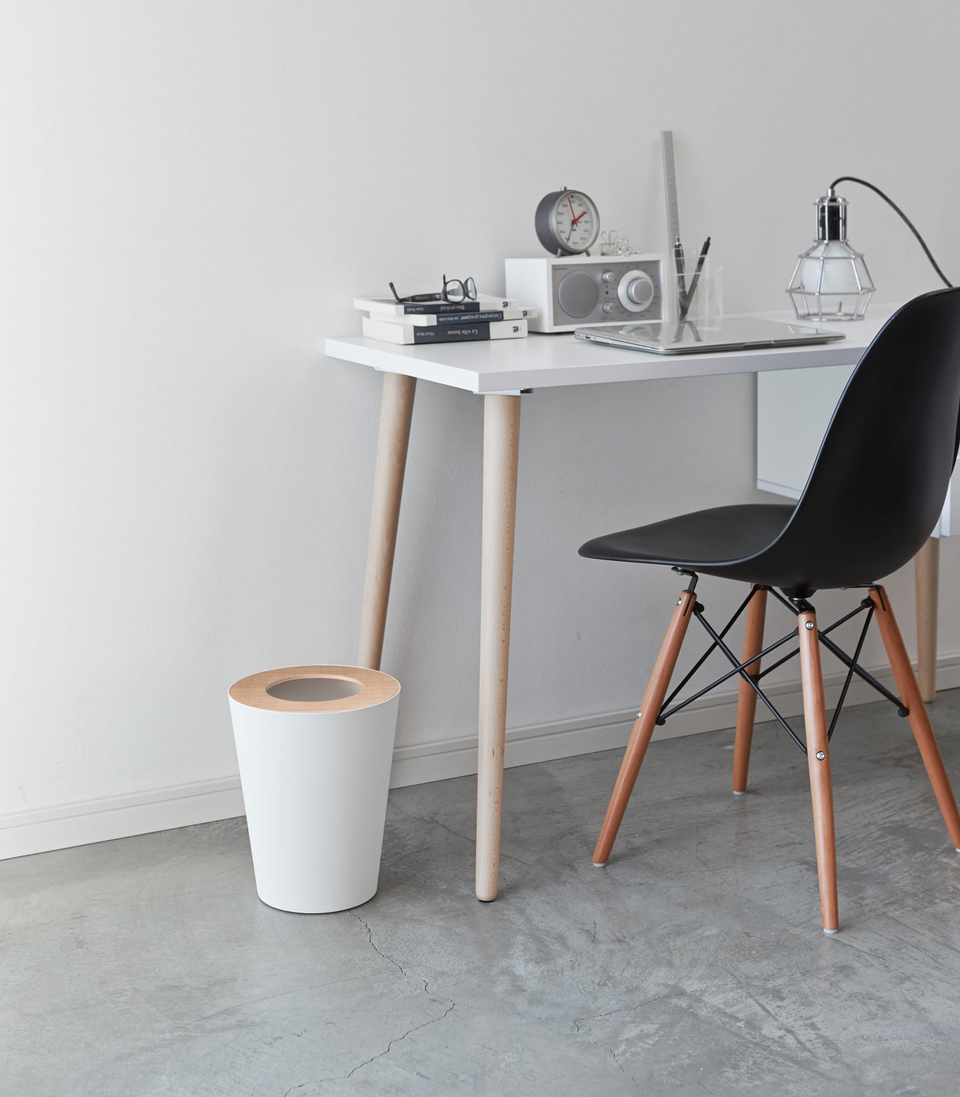 Yamazaki Home · Steel + Wood Trash Can - Two Styles | socius design in Rochester, MN