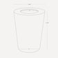 Yamazaki Home · Steel + Wood Trash Can - Two Styles | socius design in Rochester, MN