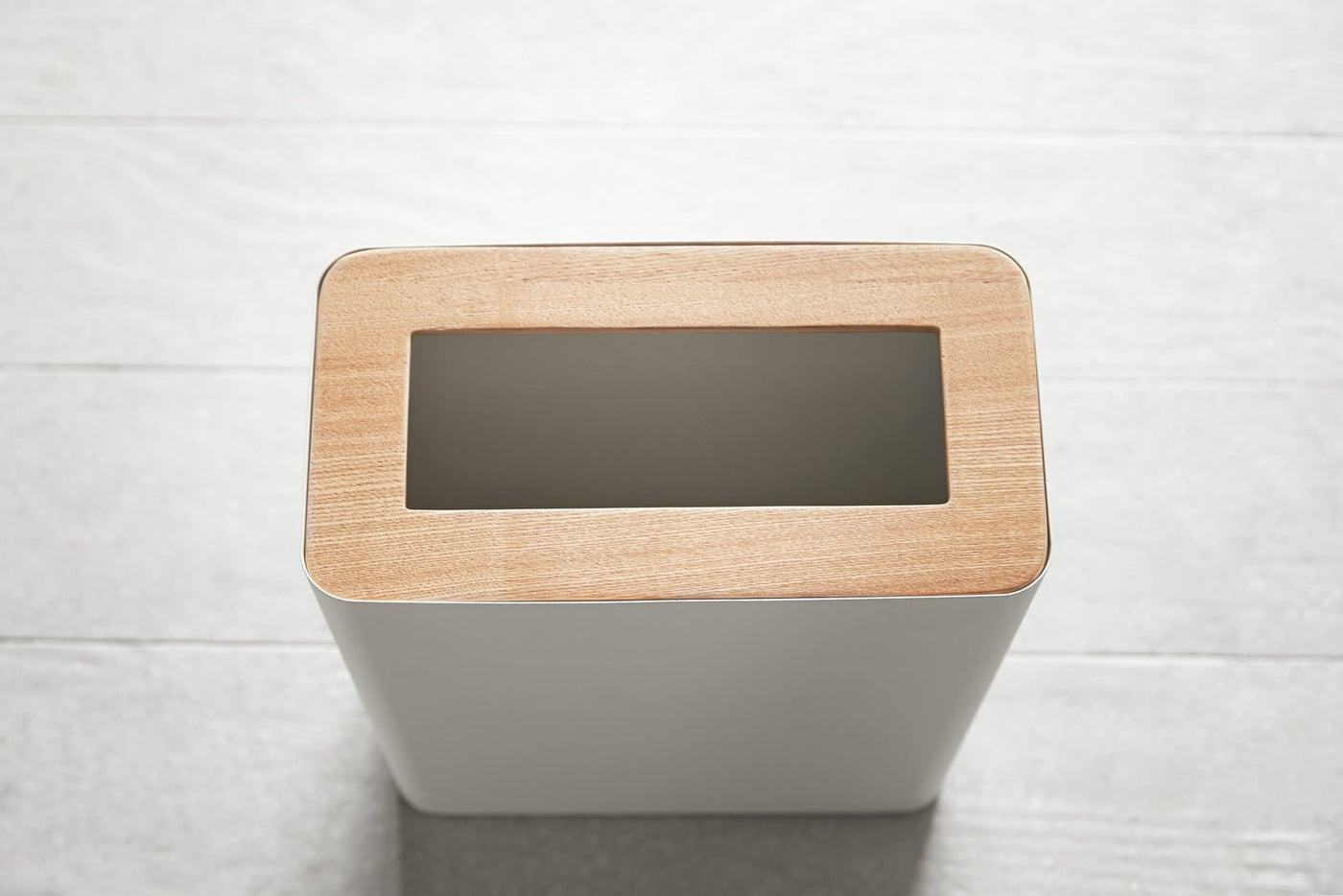 Yamazaki Home · Steel + Wood Trash Can - Two Styles | socius design in Rochester, MN