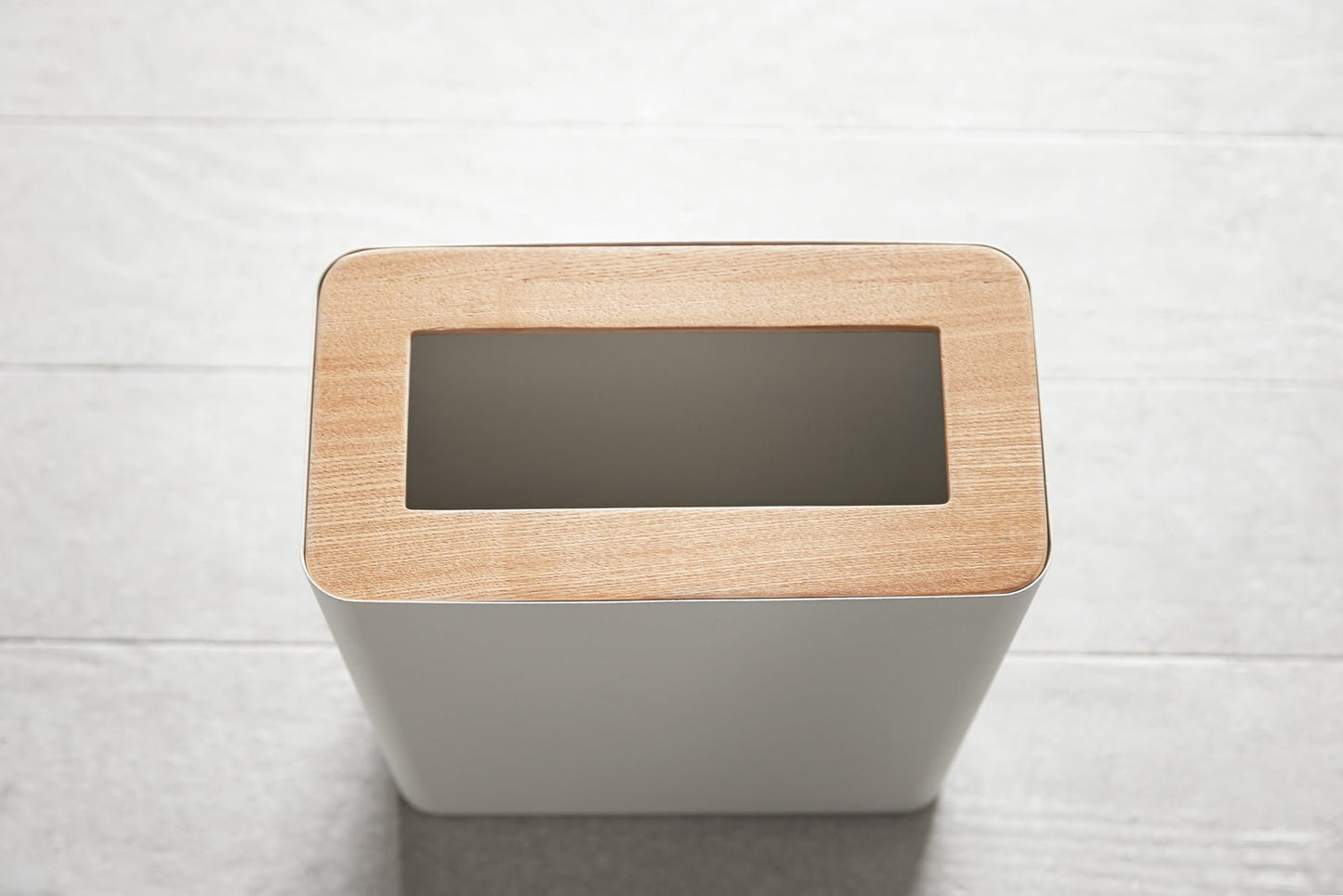 Yamazaki Home · Steel + Wood Trash Can - Two Styles | socius design in Rochester, MN