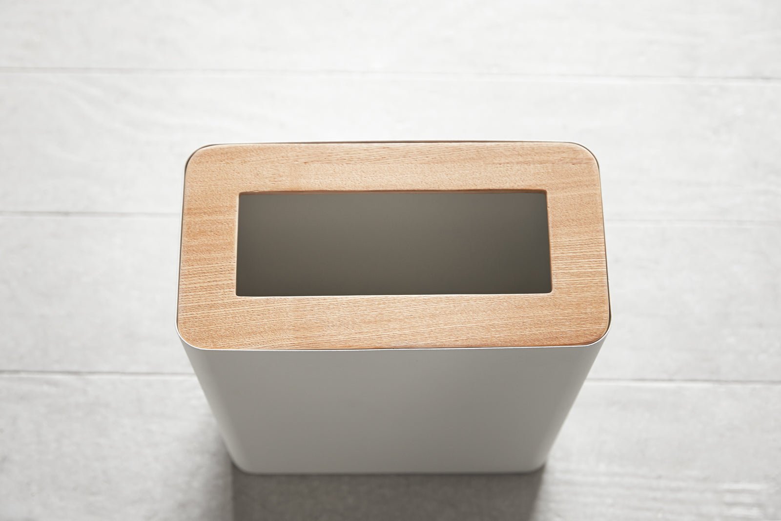 Yamazaki Home · Steel + Wood Trash Can - Two Styles | socius design in Rochester, MN