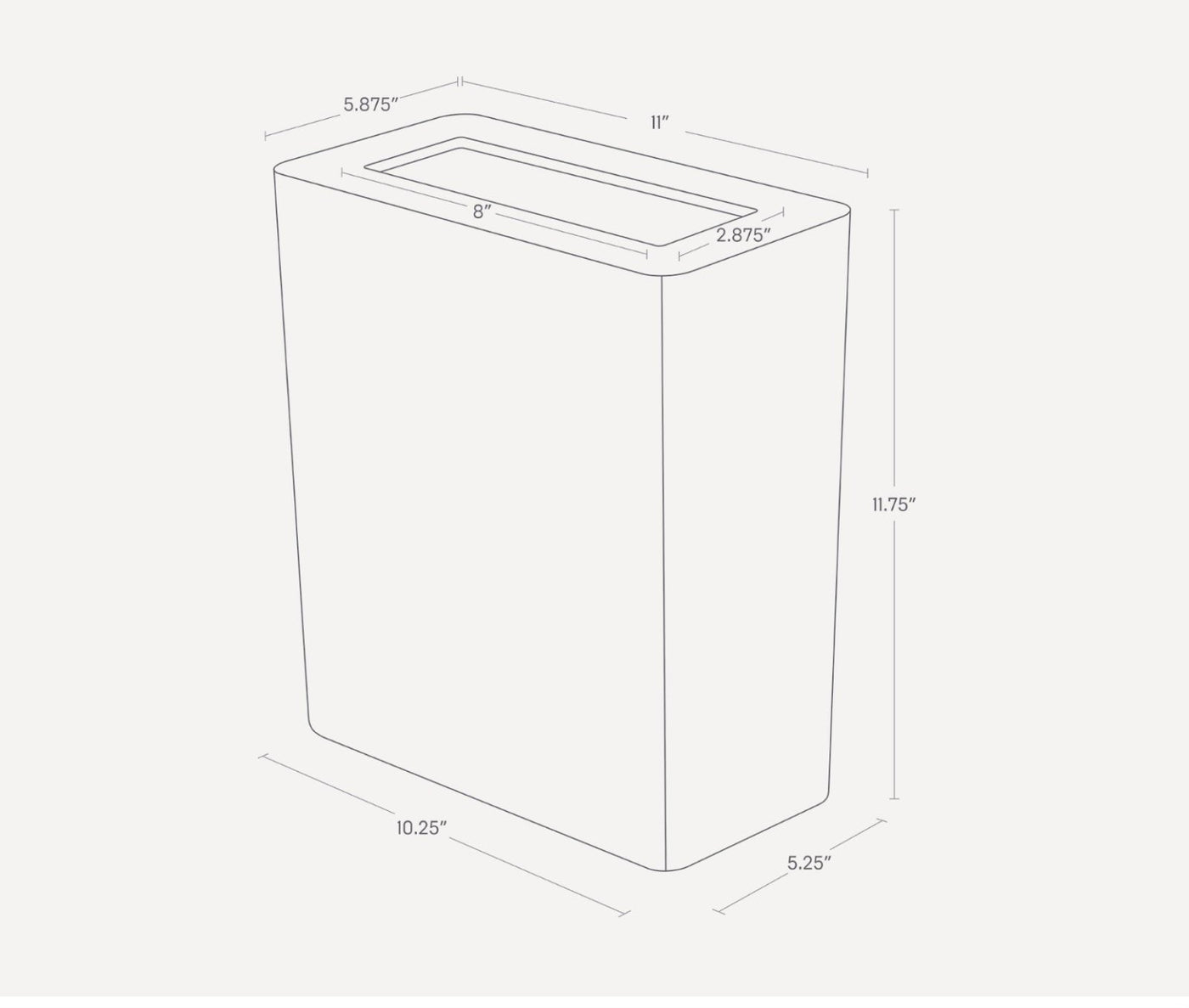 Yamazaki Home · Steel + Wood Trash Can - Two Styles | socius design in Rochester, MN