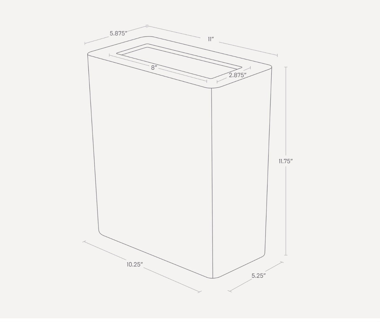 Yamazaki Home · Steel + Wood Trash Can - Two Styles | socius design in Rochester, MN