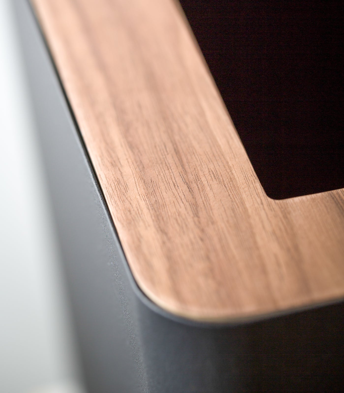 Yamazaki Home · Steel + Wood Trash Can - Two Styles | socius design in Rochester, MN