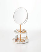 Yamazaki Home · Steel + Wood Two - Tier Vanity Mirror · Yamazaki Home | socius design in Rochester, MN
