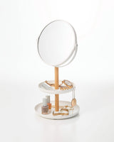 Yamazaki Home · Steel + Wood Two - Tier Vanity Mirror · Yamazaki Home | socius design in Rochester, MN